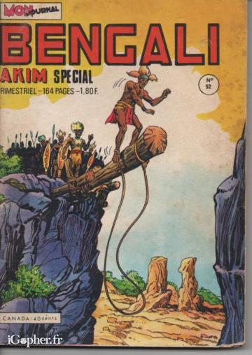 BD "Bengali" (Akim Spécial) N° 52 (Septembre 1973)