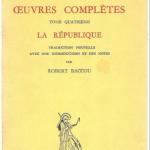 Livre : Oeuvres complètes de Platon (tome 4)