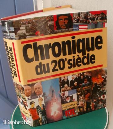 Livre : Chronique du 20ème Siècle