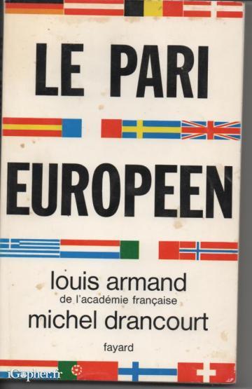 Livre : Le Pari Européen