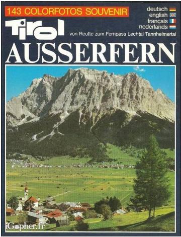 Livre en 4 langues : Tirol Ausserfern