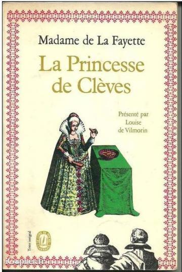 Livre : La Princesse de Clèves (Mme de la Fayette)