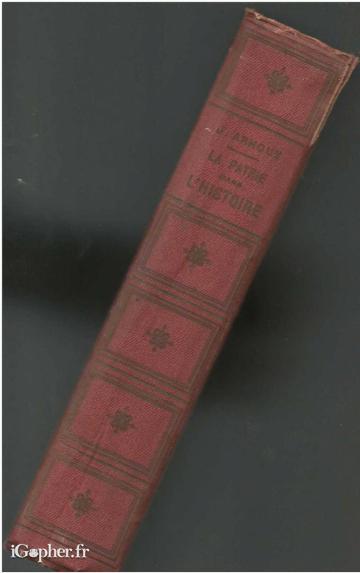Livre : La patrie dans l'histoire (Jules Arnoux)