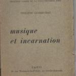Livre : Musique et Incarnation (cahiers de la quinzaine)