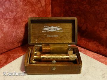 Rasoir Gillette Richwood Gold (1920)