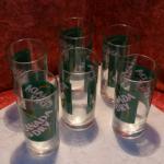6 verres Canada Dry