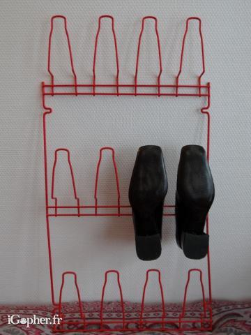 Support mural pour chaussures
