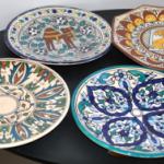 4 assiettes décoratives tunisiennes
