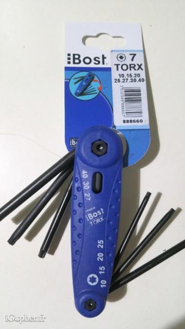 Clés TORX sur monture BOST