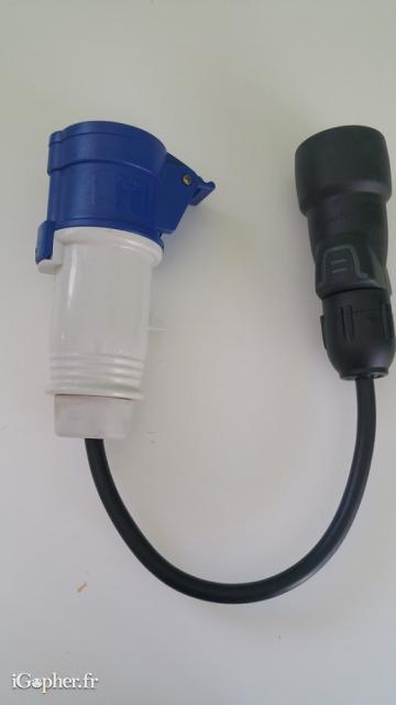 Adaptateur Camping 16A – 230V