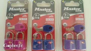 2 cadenas valises TSA