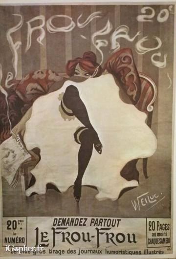 Affiche vintage : Le Frou-Frou
