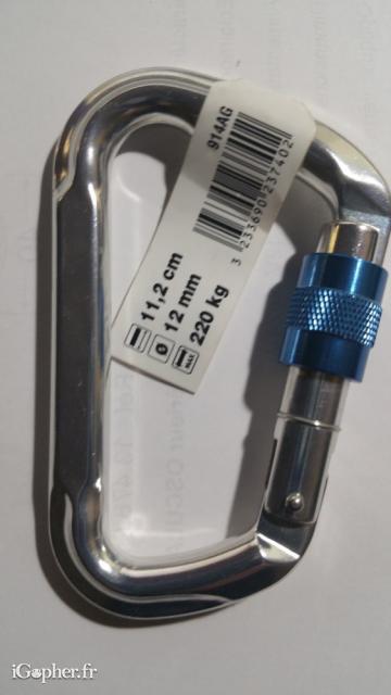 Mousqueton semi-automatique à vis