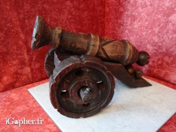 Canon décoratif en bois (Réf. 01)
