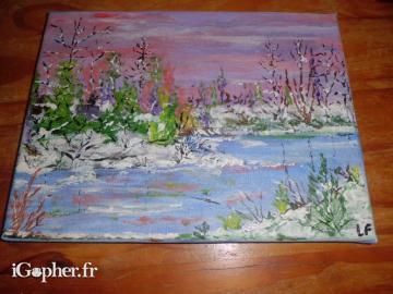 Tableau peinture acrylique