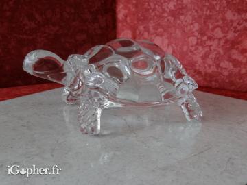 Tortue en Cristal d'Arques