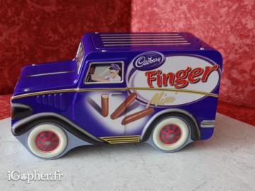 Boite en métal : Cadbury Finger mini (véhicule)