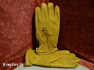 Gants d'Alaska anti-froid (cuir)