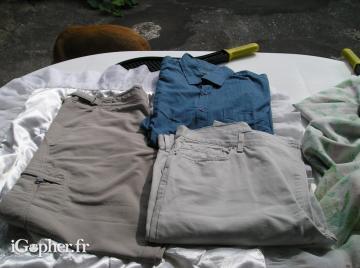 3 vêtements homme (Taille L)