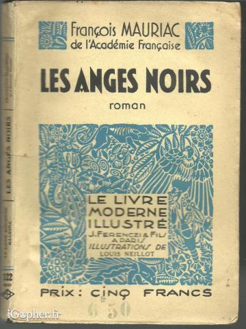 Livre : Les anges noirs (François Mauriac)