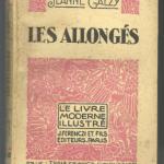 Livre : Les allongés (Jeanne Galzy)