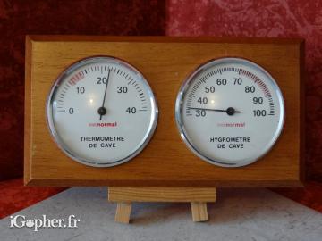Thermomètre hygromètre de cave
