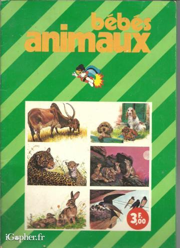 Album à vignettes Bébés Animaux