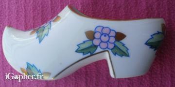 Sabot miniature en porcelaine
