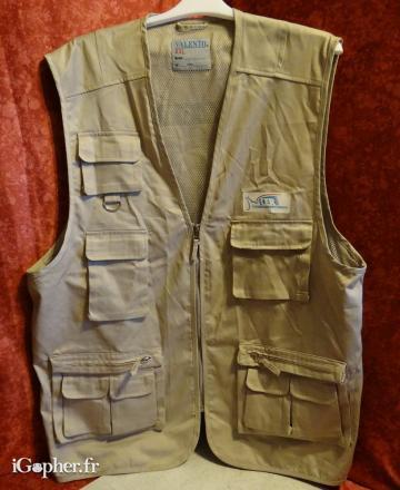 Gilet cheminot multi-poches