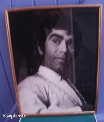 Grande photo encadrée de José Falcón - RARE