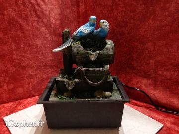 Fontaine à eau (perruches colorées)