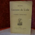 Livre : Poèmes barbares de Leconte de Lisle
