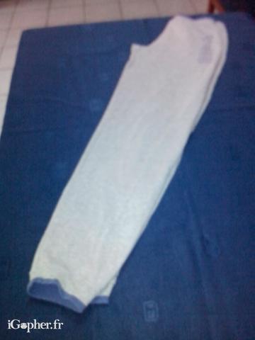 Pantalon Jogging gris clair XS