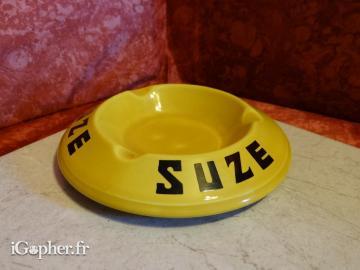 Cendrier Suze (jaune)