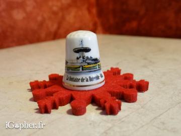 Dé à coudre Aix Fontaine de la Rotonde