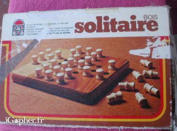Solitaire - Jeu de société en bois - Edition Dujardin
