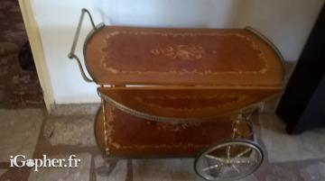 Desserte à roulette