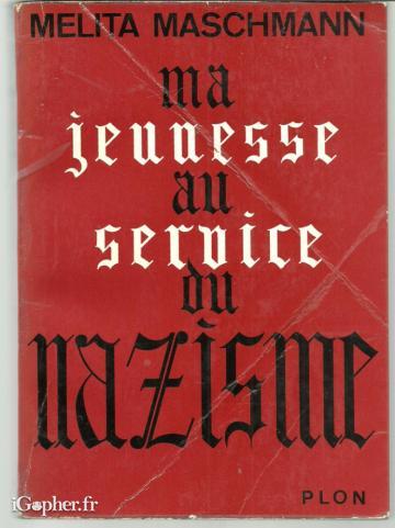 Livre : Ma jeunesse au service du nazisme