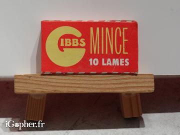 Etui pour 10 lames à rasoir Gibbs