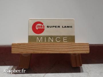 Lame de rasoir Gibbs (super lame mince)
