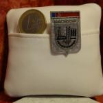 Broche Russe (blason épis de blé et usine)