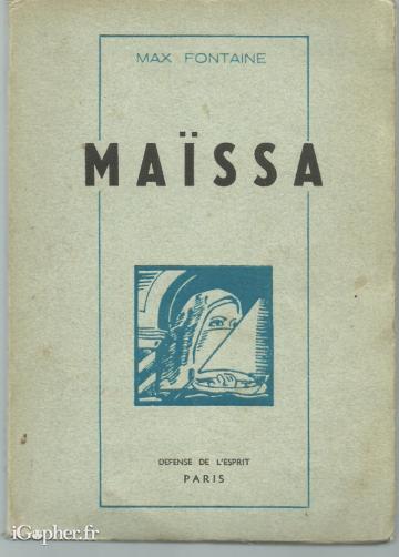 Livre : Maïssa (Max Fontaine)