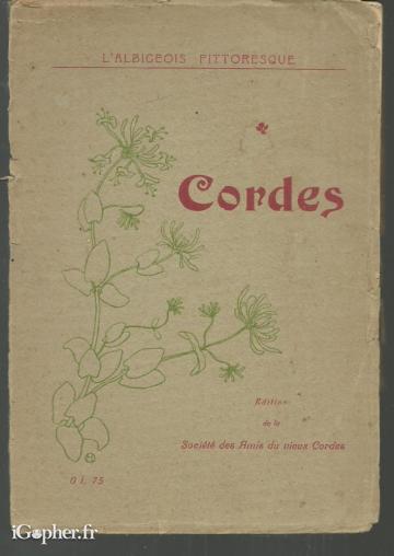 Livre : Cordes (L'Albigeois Pittoresque)