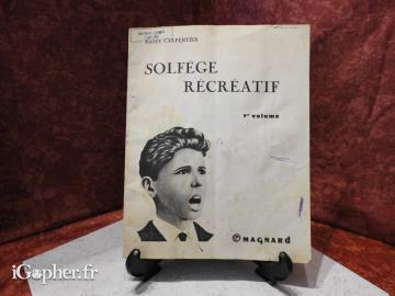 Livret de partition solfège récréatif (vol. 1)