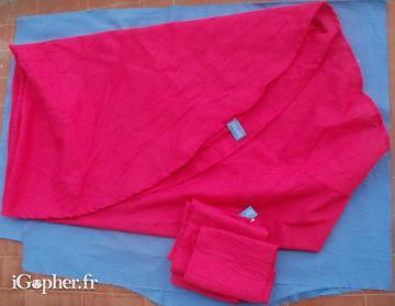 Nappe ronde et 6 serviettes - Tertio (3 Suisses)