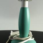 Pied de lampe de chevet en bois vert