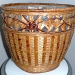 Cache-pot en osier - intérieur plastifié