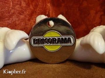 Jeton de caddie Bricorama