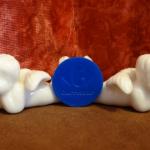 Jeton de caddie Carrefour bleu (N°3)