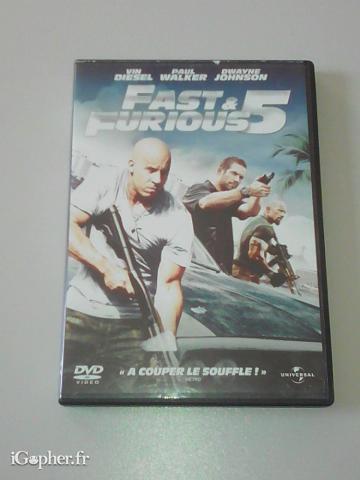 DVD : Fast and furious 5